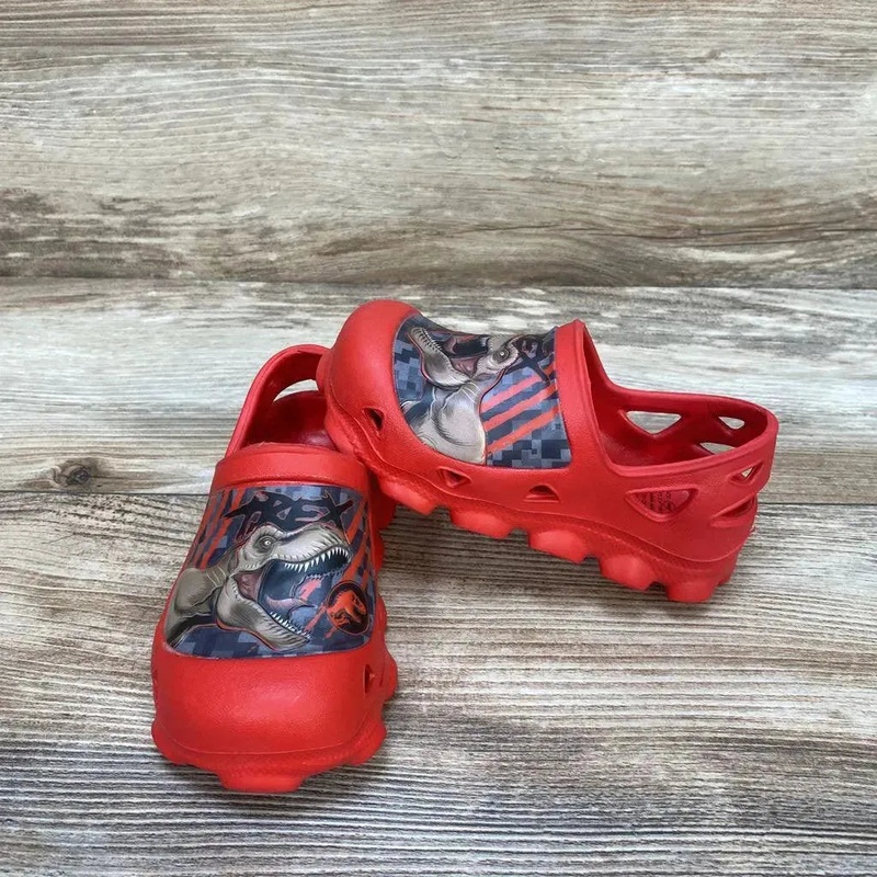 Jurassic World Toddler Boys’ Jurassic Clog sz 7/8c Red 7/8c Used