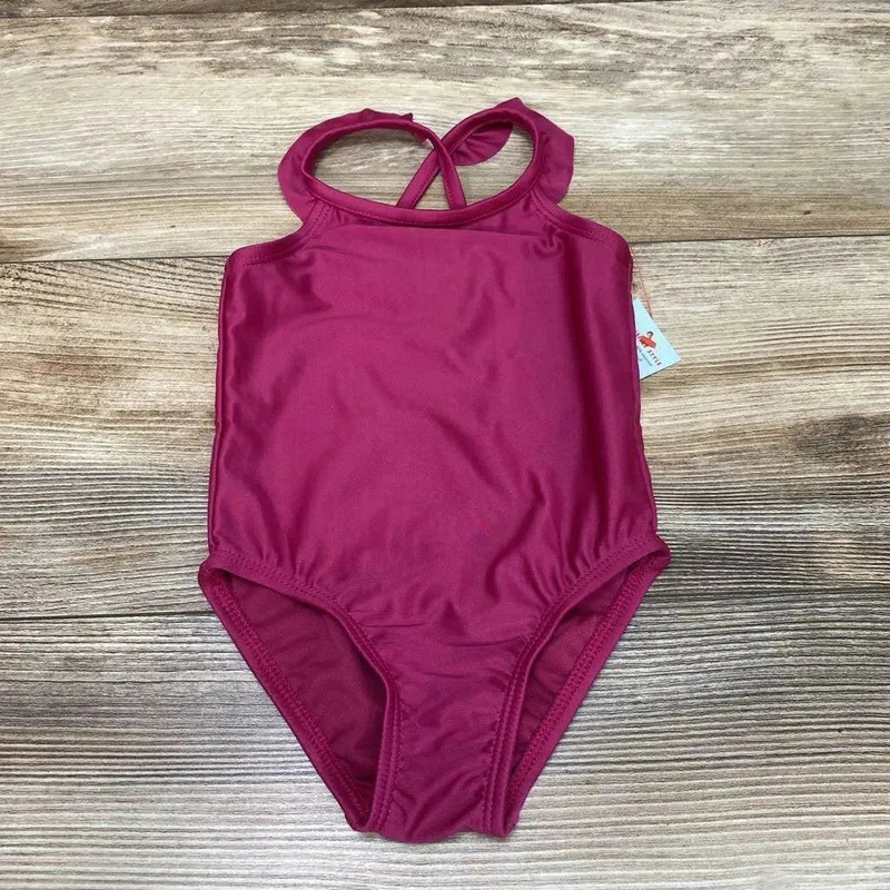 NEW Cat & Jack 1pc Swimsuit sz 12m Purple 12m New