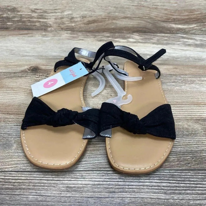NEW Cat & Jack Lydia Sandals sz 4Y Black 4Y New