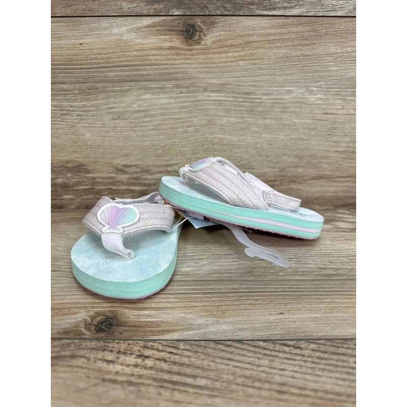 NEW Cat & Jack Shawn Mermaid Sandals Blue sz 5/6c