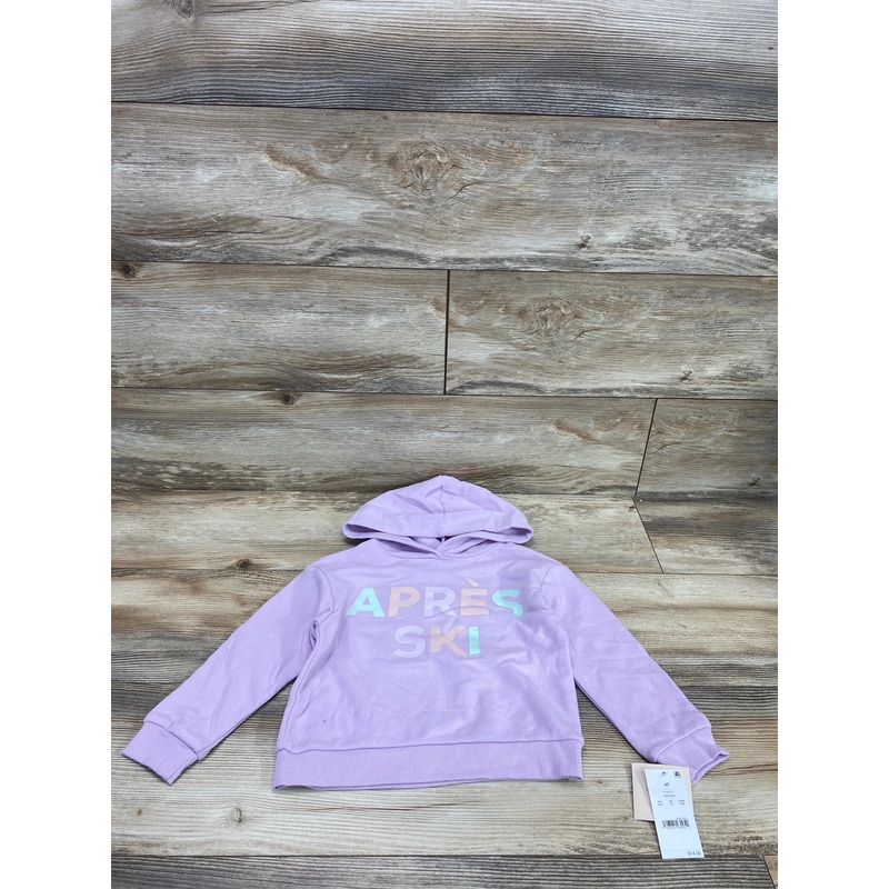 NEW Grayson Mini Apres Ski Hoodie Purple sz 4T