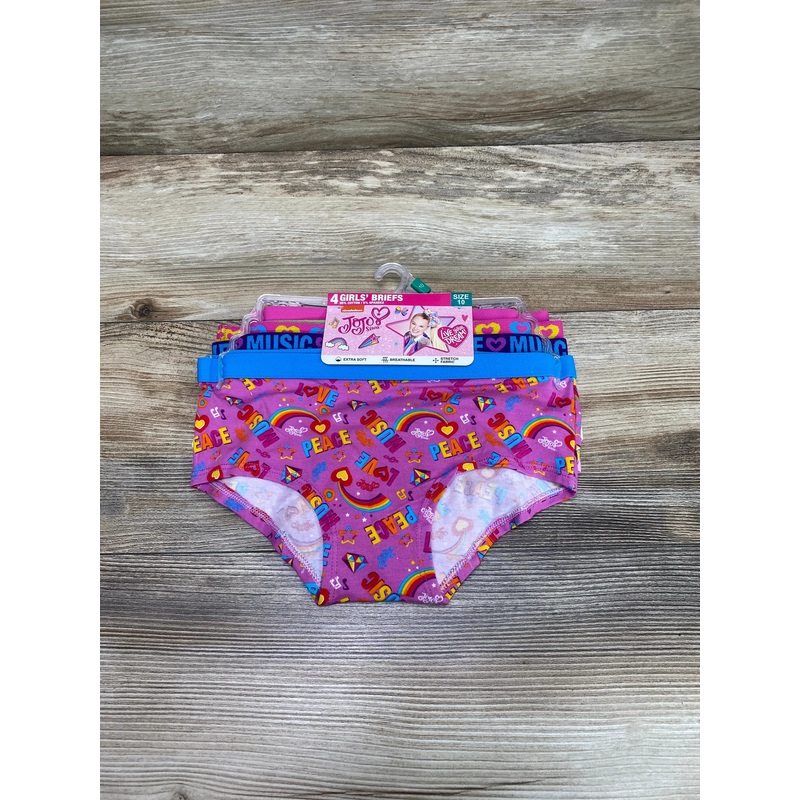 NEW Nickelodeon JoJo Siwa Girls’ Underwear Rainbow Sz 10