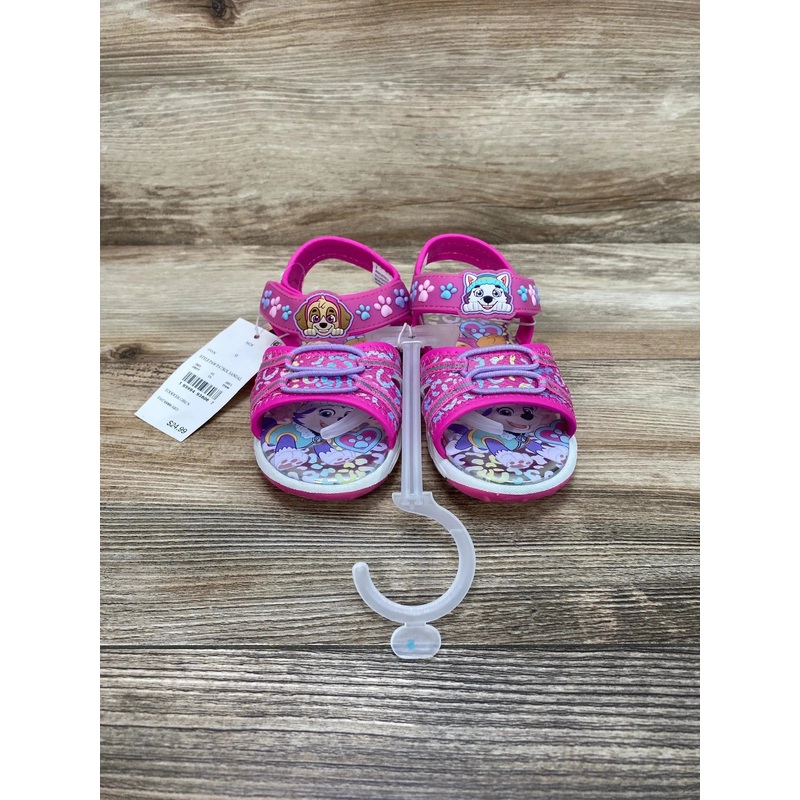 NEW Paw Patrol Adventure Ankle Strap Sandals Pink sz 9c