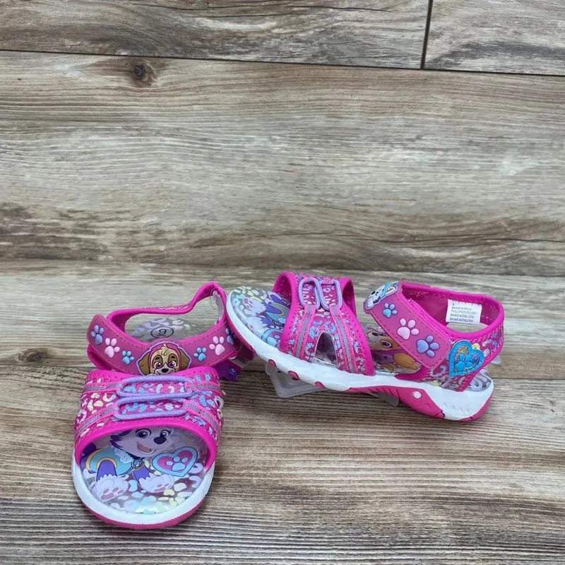 NEW Paw Patrol Adventure Ankle Strap Sandals sz 9c Pink 9c New