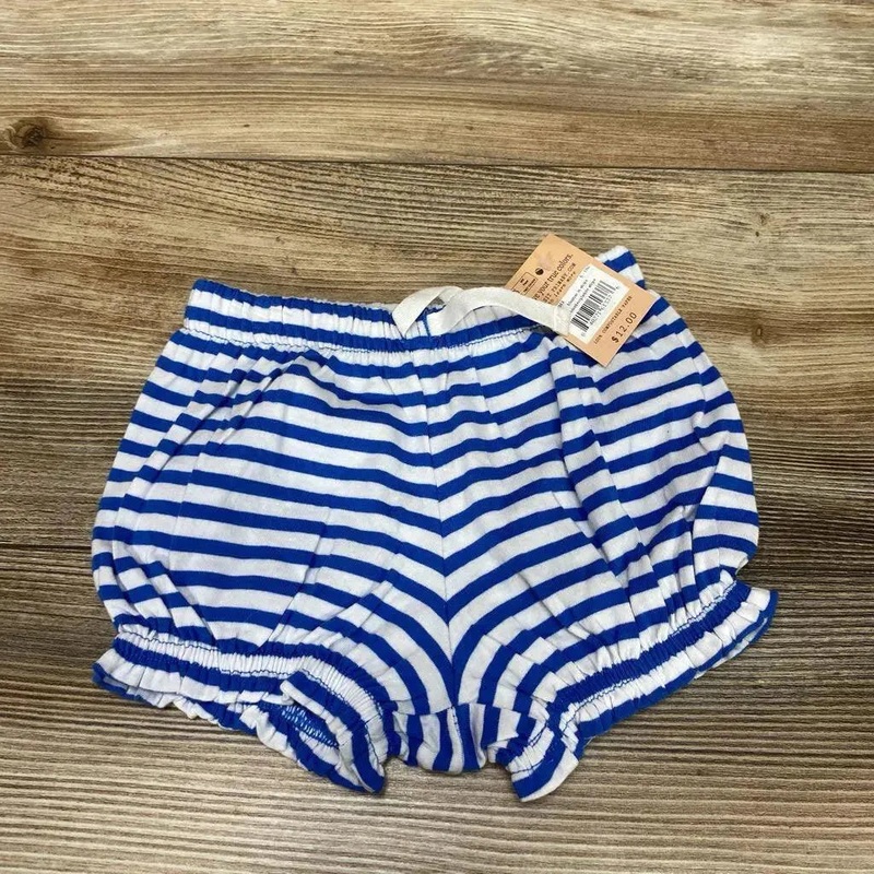 NEW Primary Striped Shorts sz 6-12m Blue 6-12m New