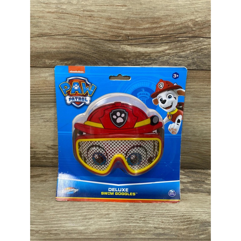 NEW Swimways Paw Patrol Marshall Deluxe Swim Goggles