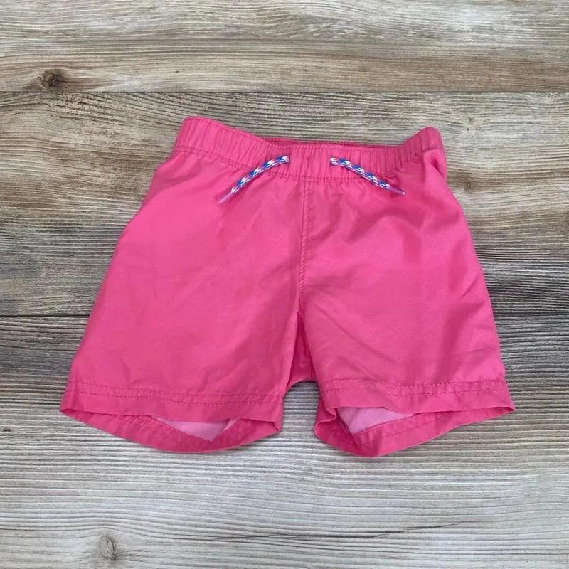Old Navy Swim Shorts sz 12-18m Pink 12-18m Used