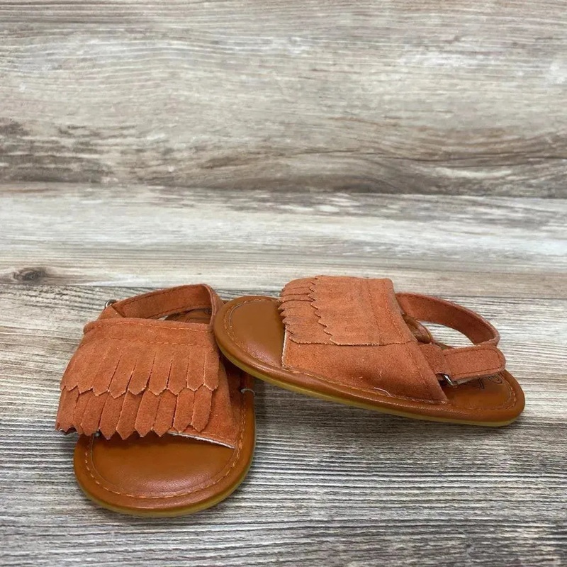 Romirus Fringe Moccasins sz 3c Red 3c Used
