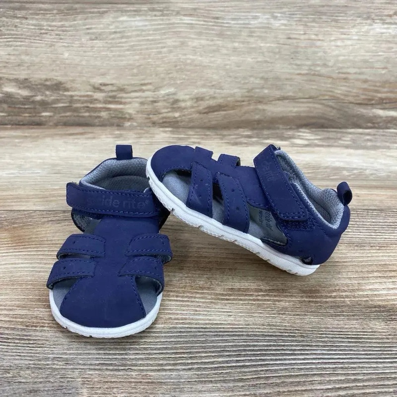 Surprize by Stride Rite Baby Boys’ Jobe Fisherman Sandals sz 3c Blue 3c Used