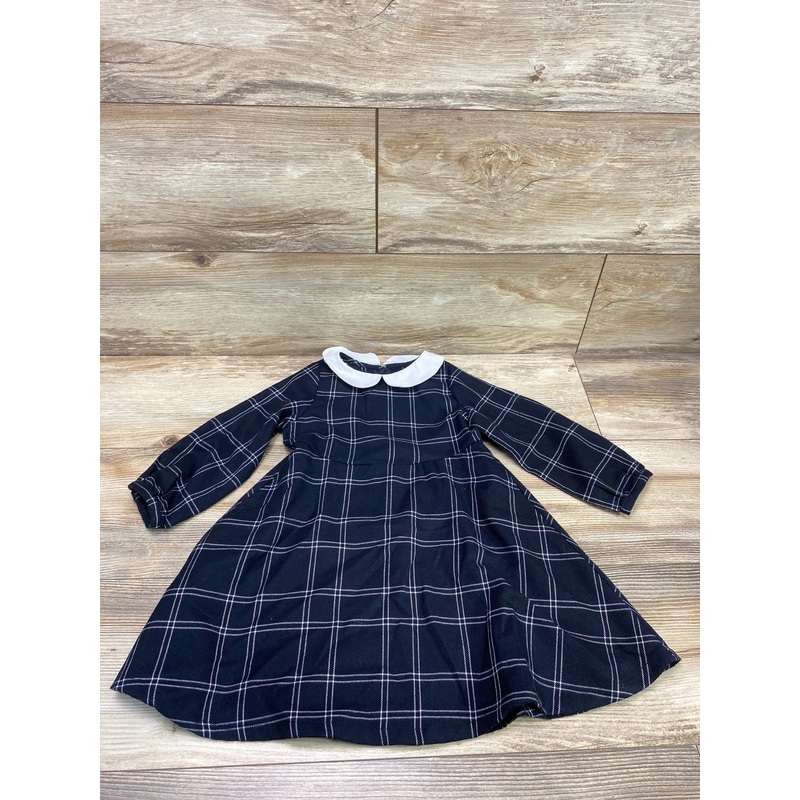B:Ming by Beams Peter Pan Collar Dress Black sz 2T