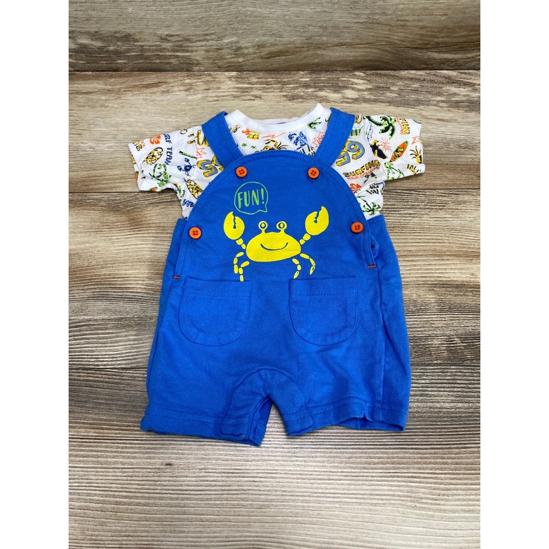 Babybol 2pc Shirt & Shortall White sz 6m
