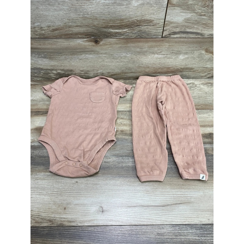 Easy-Peasy 2pc Bodysuit & Pants Terracotta sz 24m