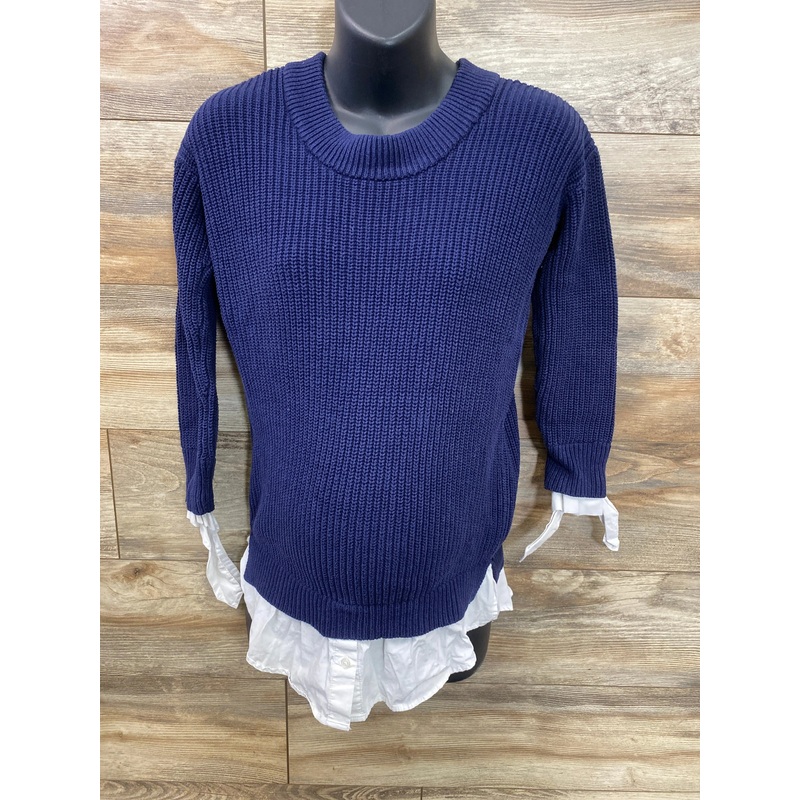 Motherhood Maternity Knit Sweater Navy sz XS