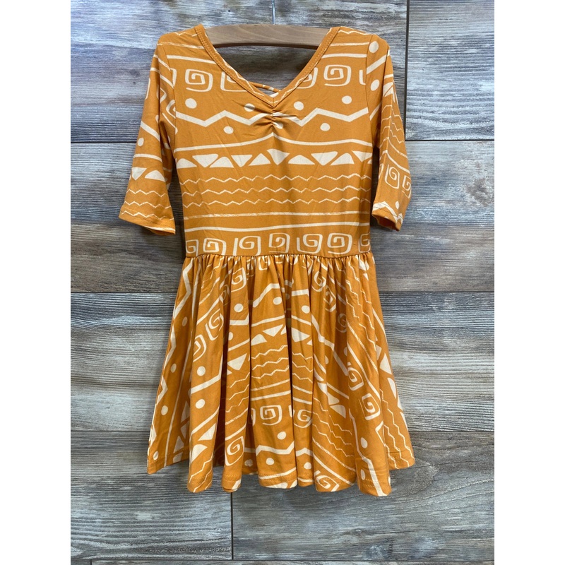 NEW Dot Dot Smile Ballerina Dress Orange sz 3-4T