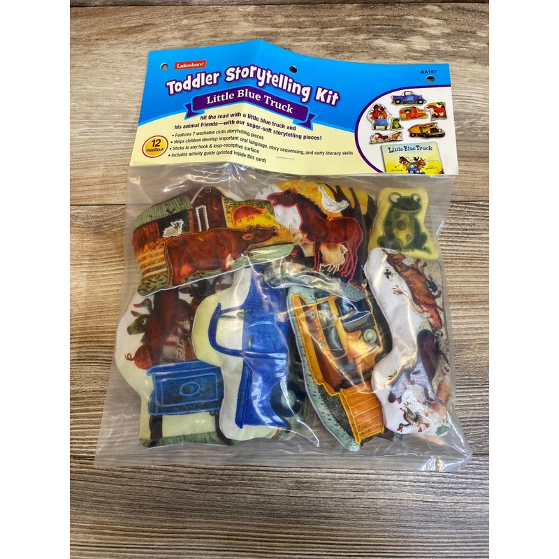 NEW Lakeshore Little Blue Truck Storytelling Kit 7pc Blue 12m+ New