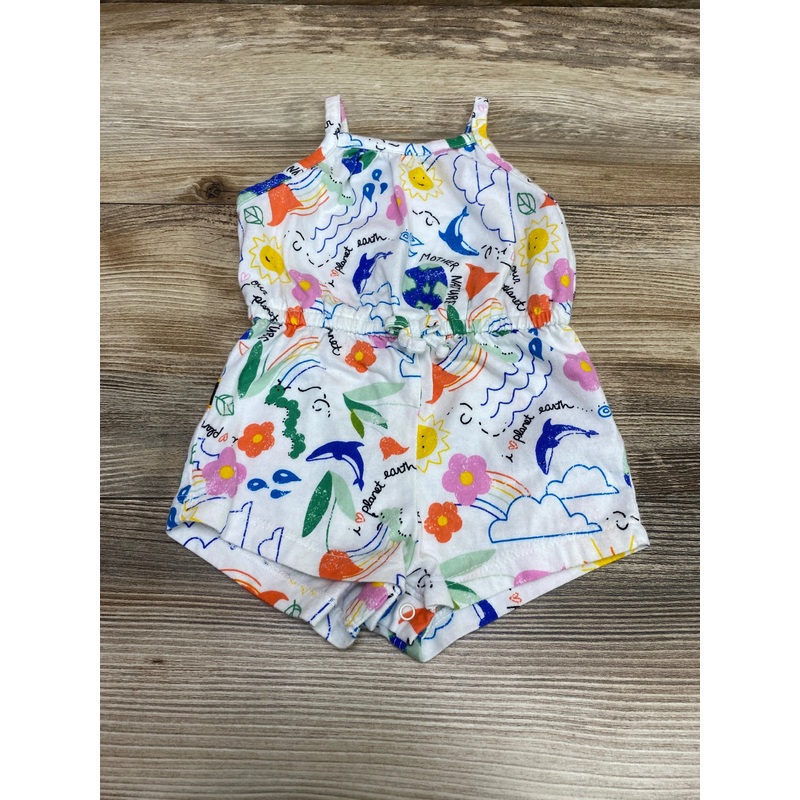 Old Navy Mother Nature Romper White sz 0-3m