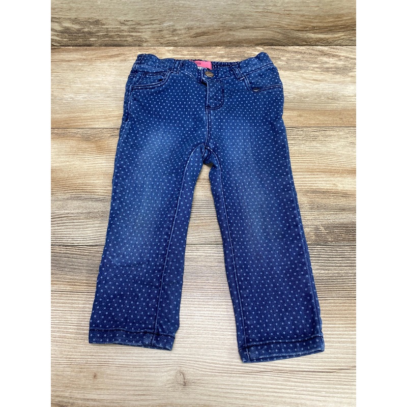 Old Navy Skinny Polka Dot Jeggings Blue sz 18-24m