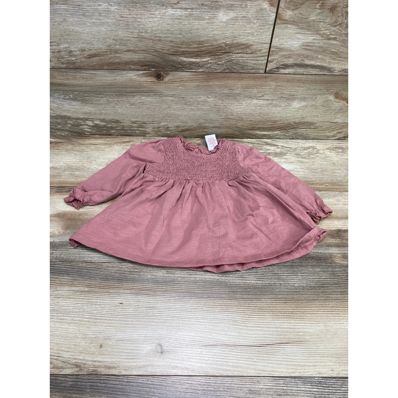 Tahari Smocked Top Pink sz 24m