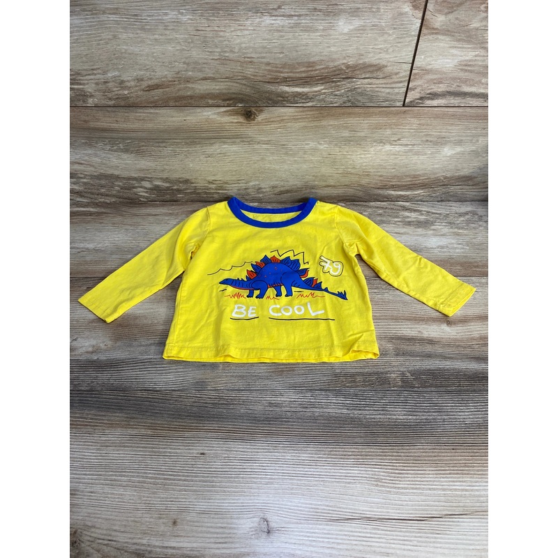 Be Cool Dino Shirt Yellow sz 2T