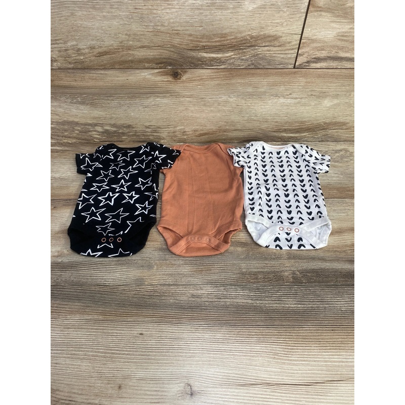 Cloud Island 3pk Bodysuits White sz Newborn