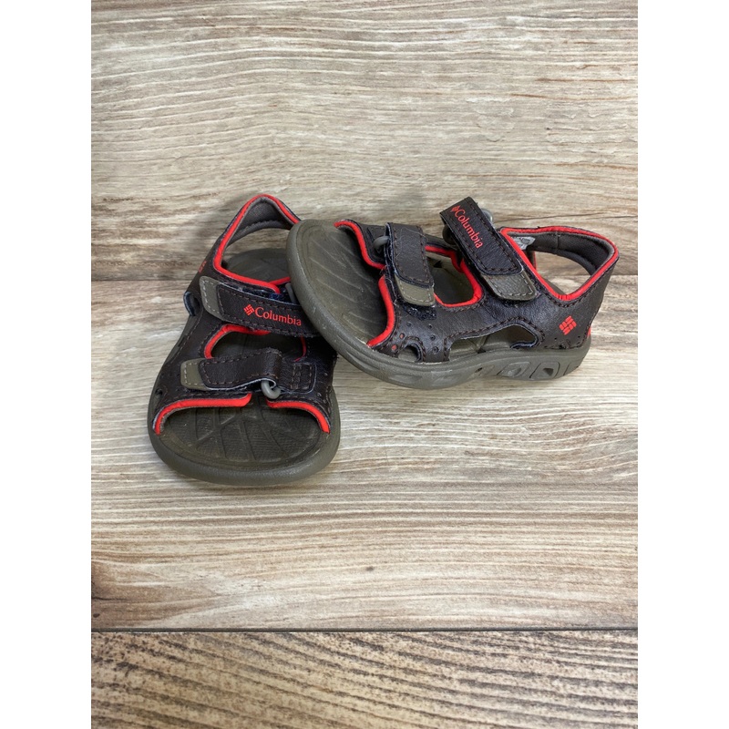 Columbia Toddler Techsun Vent Sandals Red/Brown Sz 5c