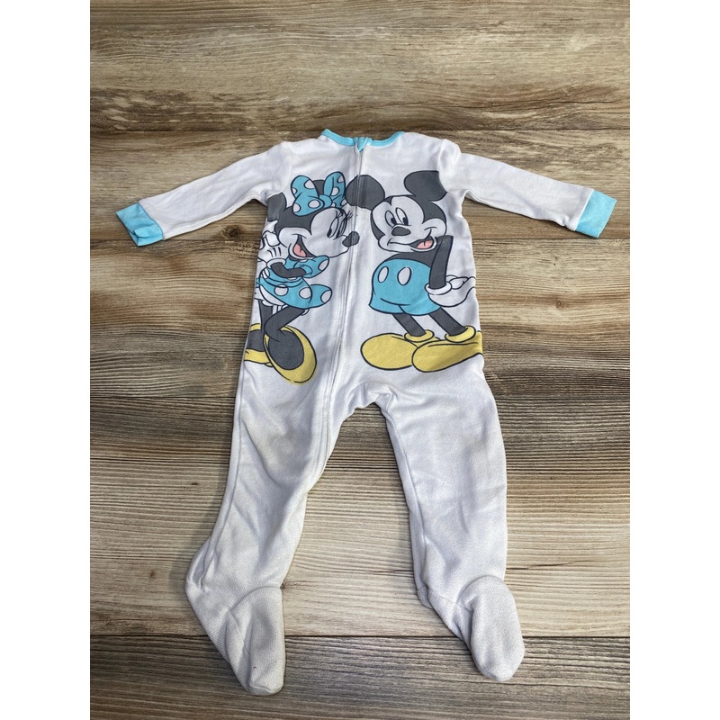 Disney Baby Minnie & Mickey Sleeper White sz 6m