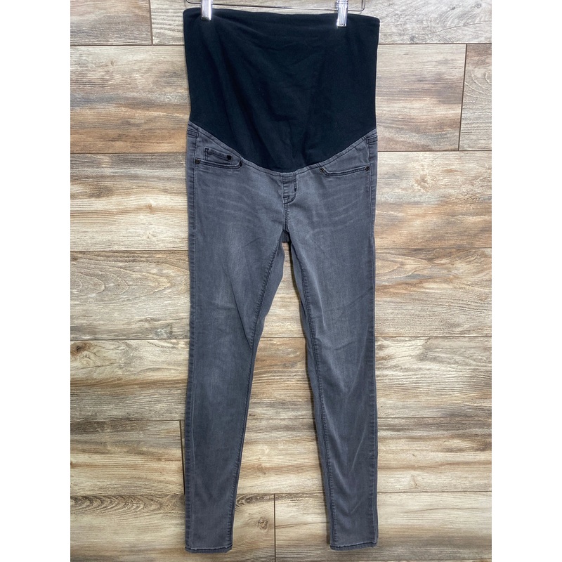 H&M Mama High Rib Super Skinny Jeans Grey sz Small
