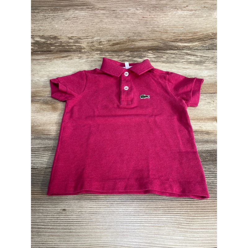 Lacoste Polo Shirt Pink sz 2T