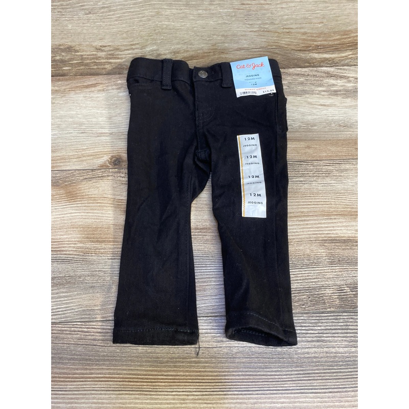 NEW Cat & Jack Jegging Black sz 12m
