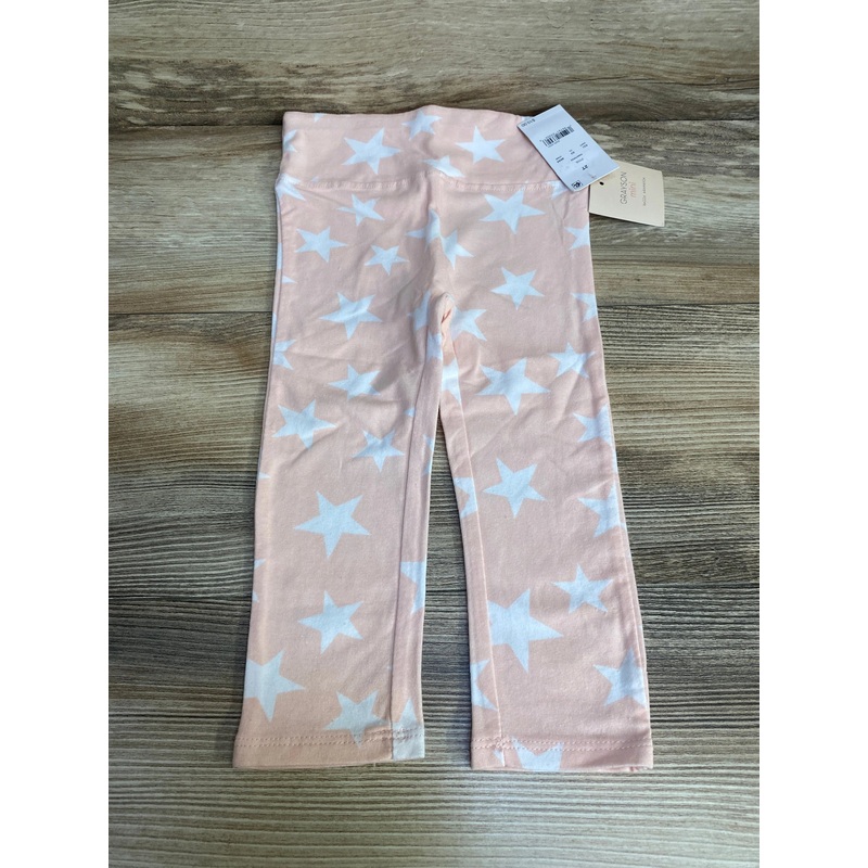 NEW Grayson Mini Star Print Leggings Pink sz 2T