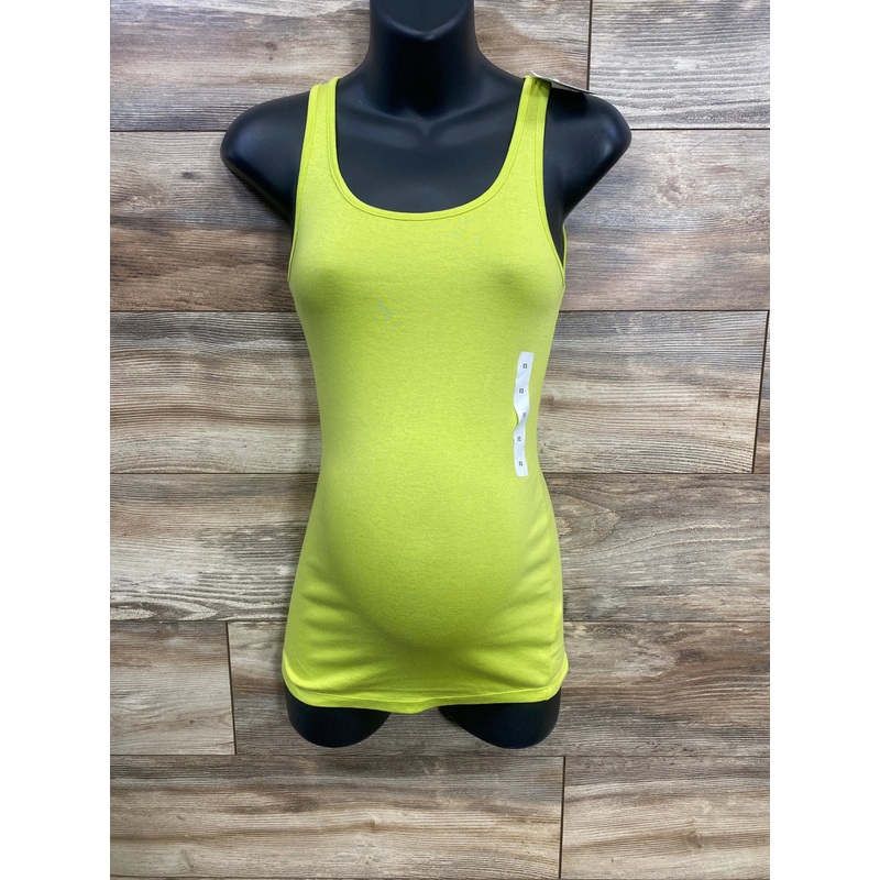 NEW Isabel Maternity Tank Top Lime sz XS
