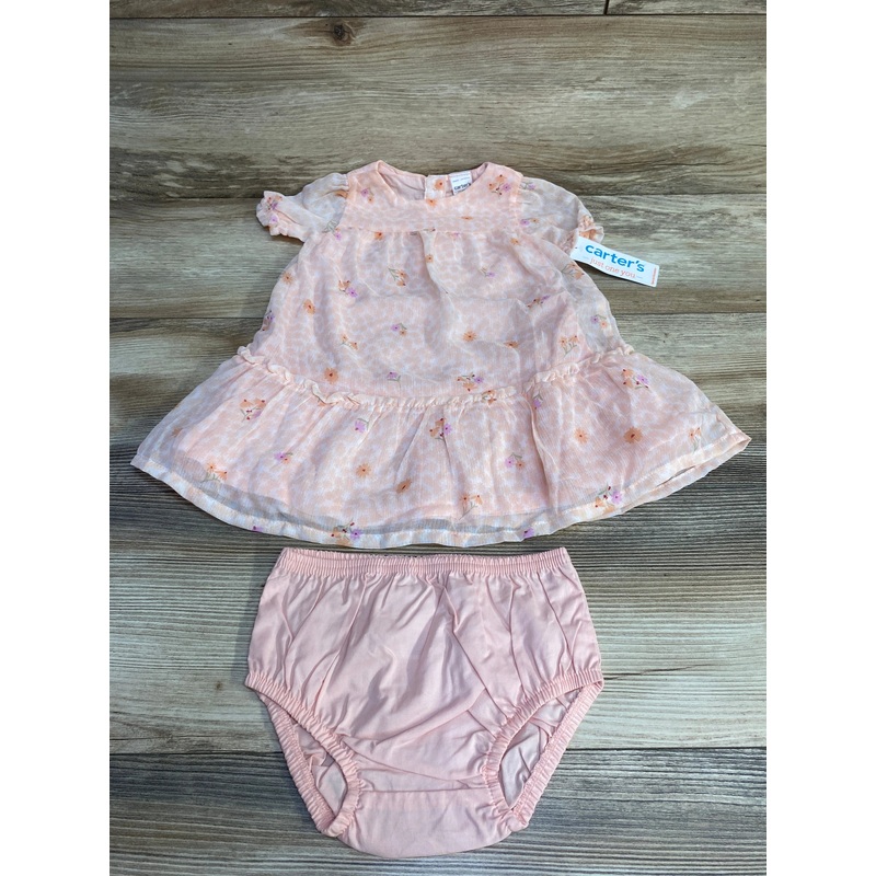 NEW Just One You 2pc Floral Dress & Bloomers Pink sz 12m