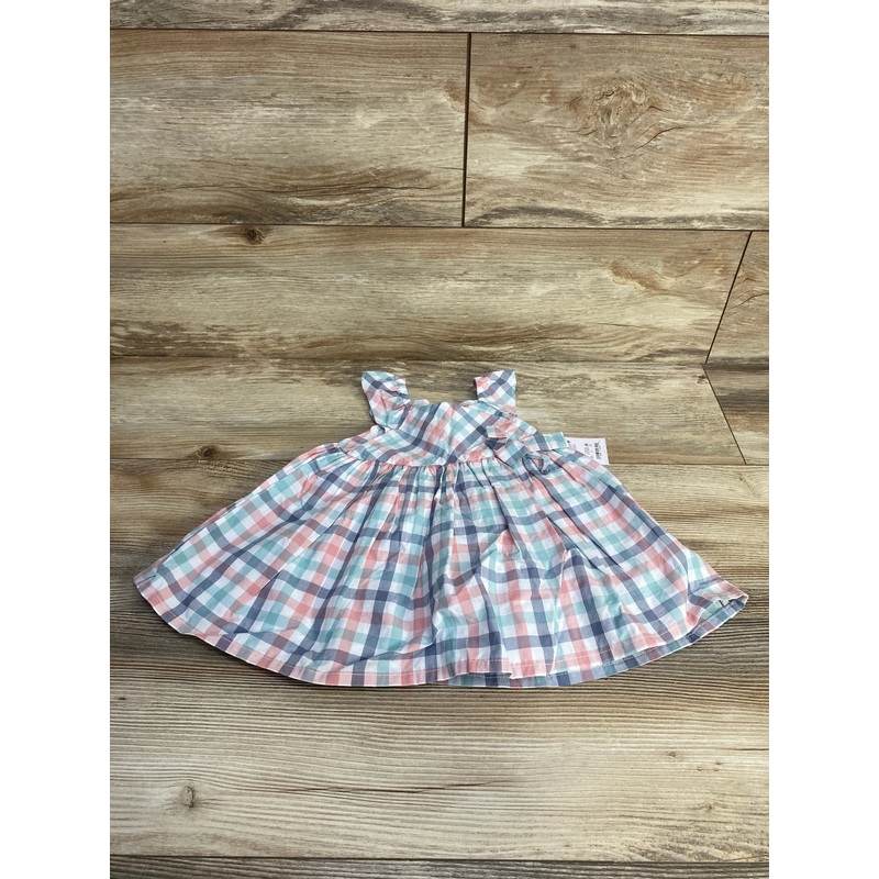 NEW Just One You 2pc Plaid Dress & Bloomers White sz 6m