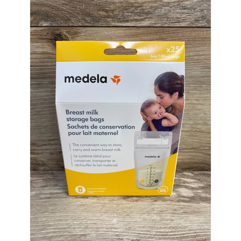 NEW Medela Breast Milk Storage Bags 25Ct.
