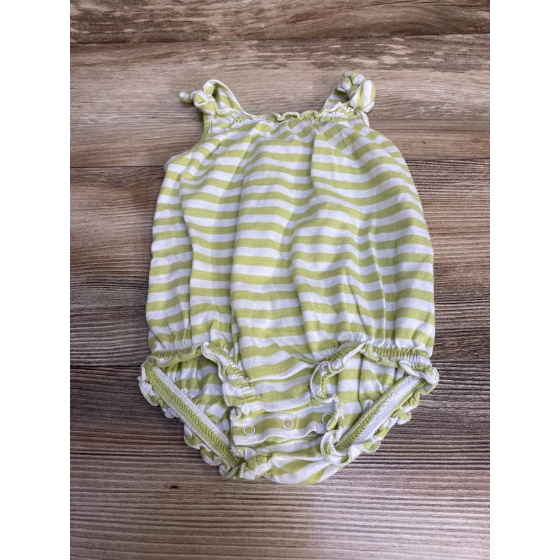 Old Navy Striped Romper Green sz 6-12m