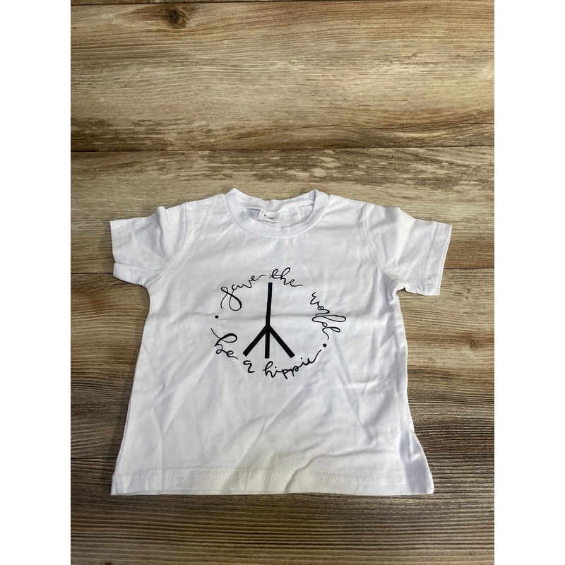 Save The World Shirt White sz 6-9m