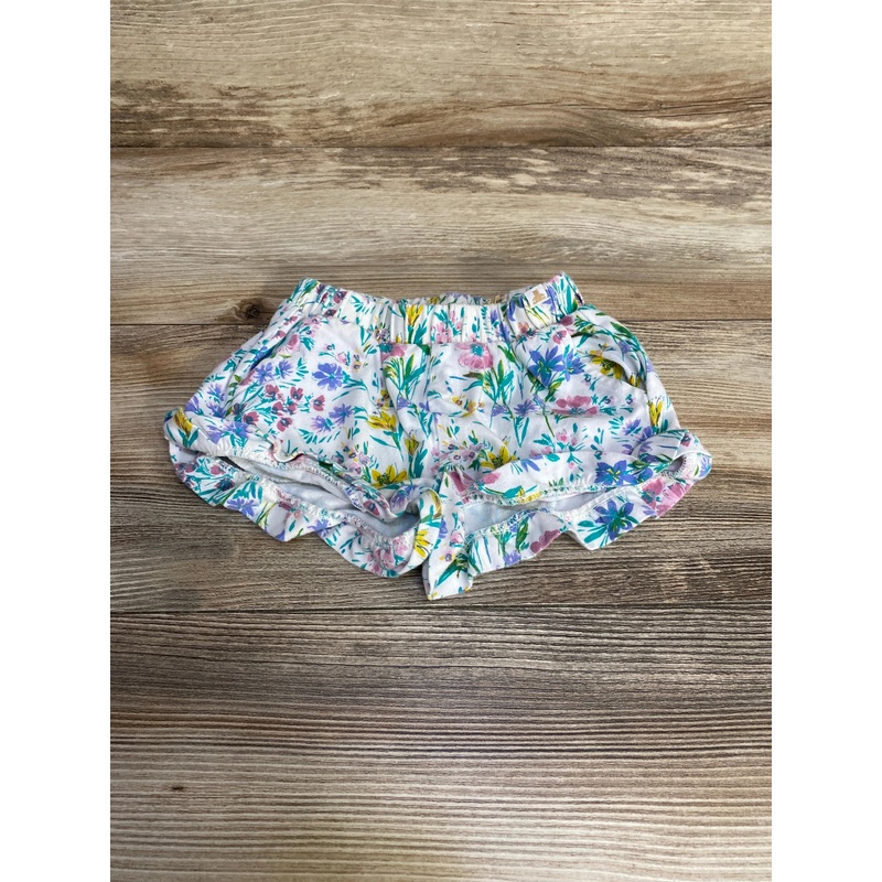 Baby Gap Floral Shorts White sz 6-12m