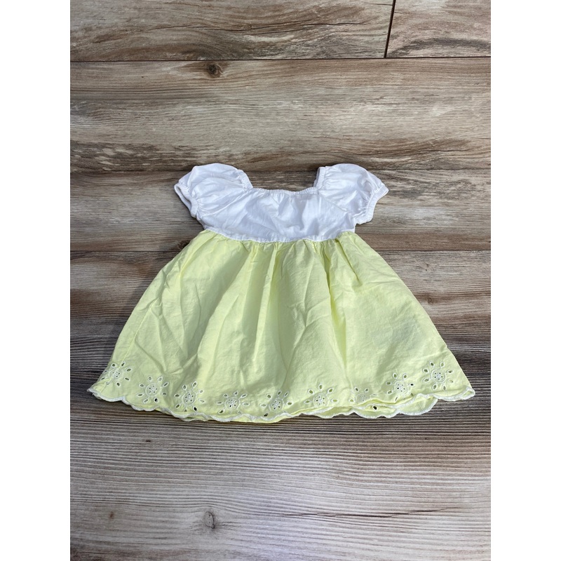 Baby Gap Poplin Eyelet Dress White sz 18-24m White 18m
