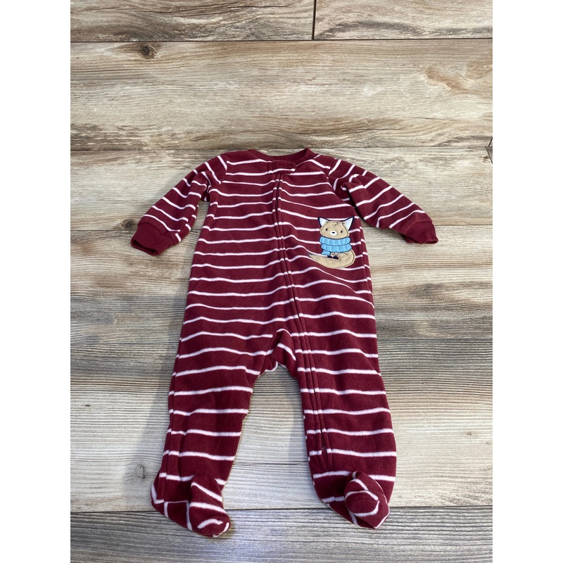 Carter’s Striped Blanket Sleeper Red sz 6m