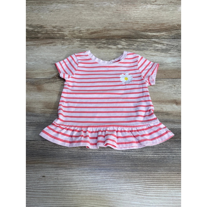 Cat & Jack Striped Shirt Pink sz 12m Pink 12m