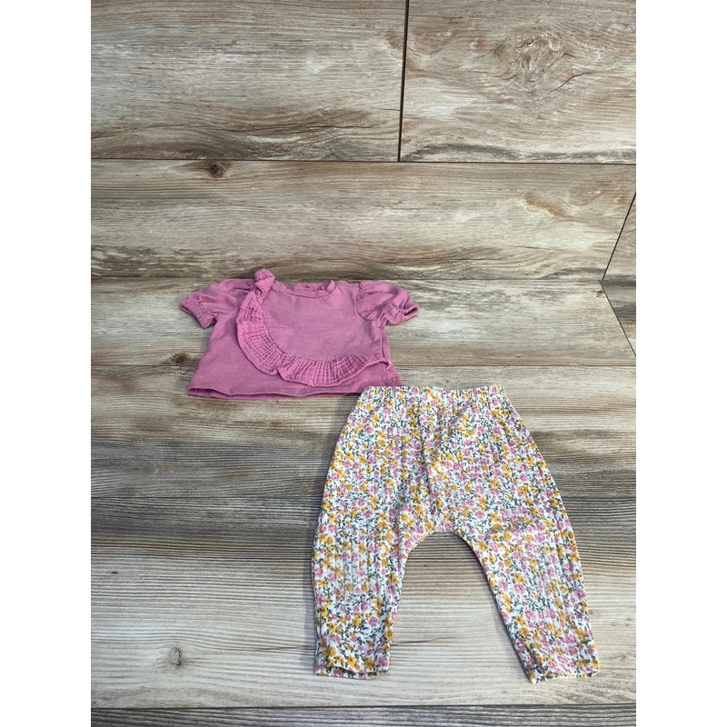 Jessica Simpson 2pc Shirt & Leggings Pink sz 0-3m