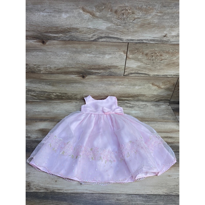 La Princess Embroidered Dress Pink sz 2T