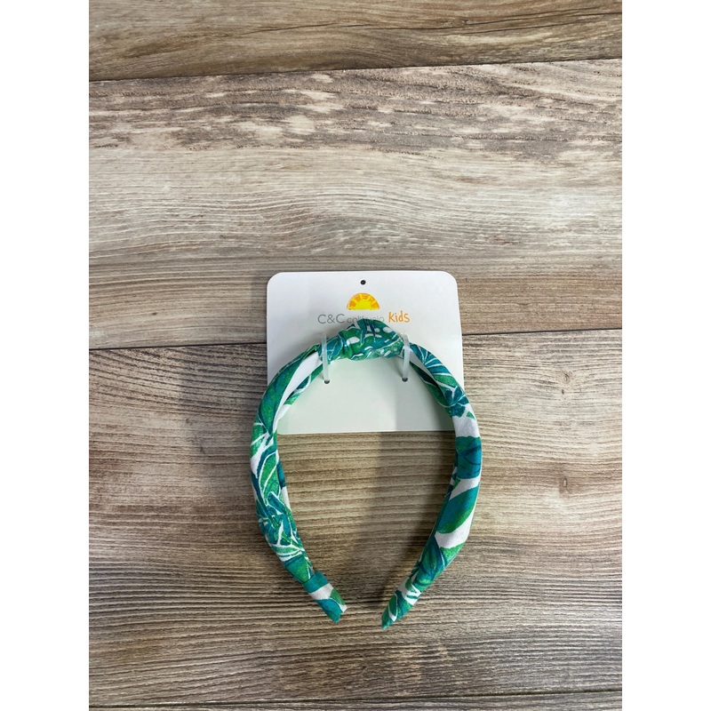 NEW C&C California Tropical Knot Headband Green