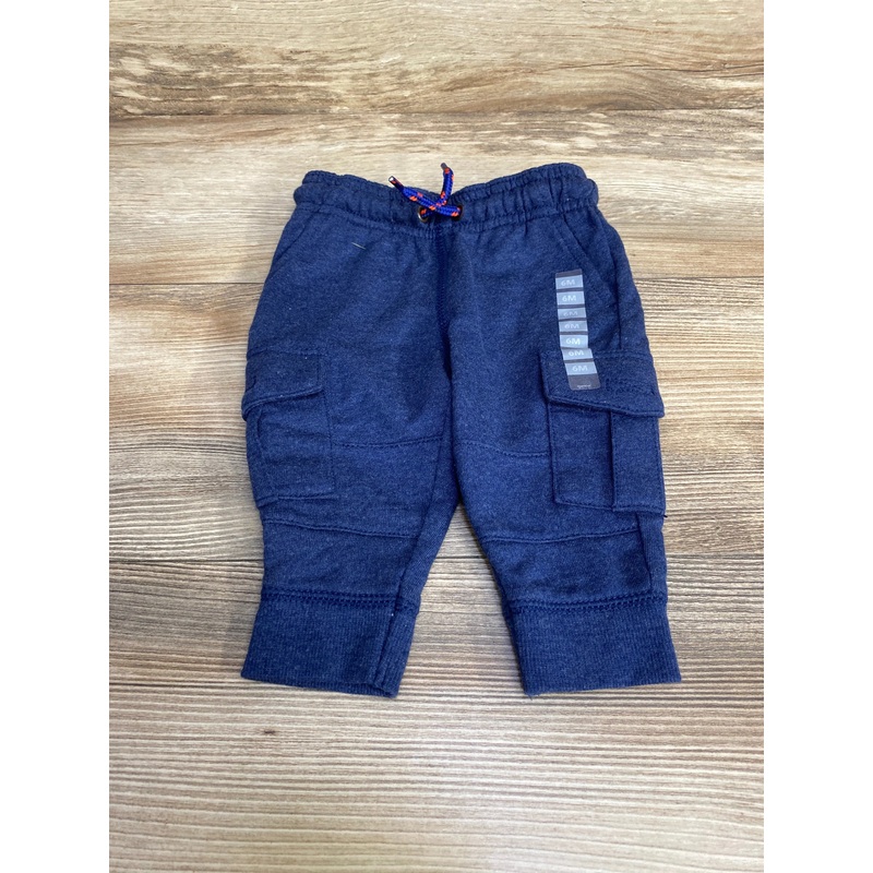 NEW Carter’s Drawstring Cargo Joggers Blue sz 6m