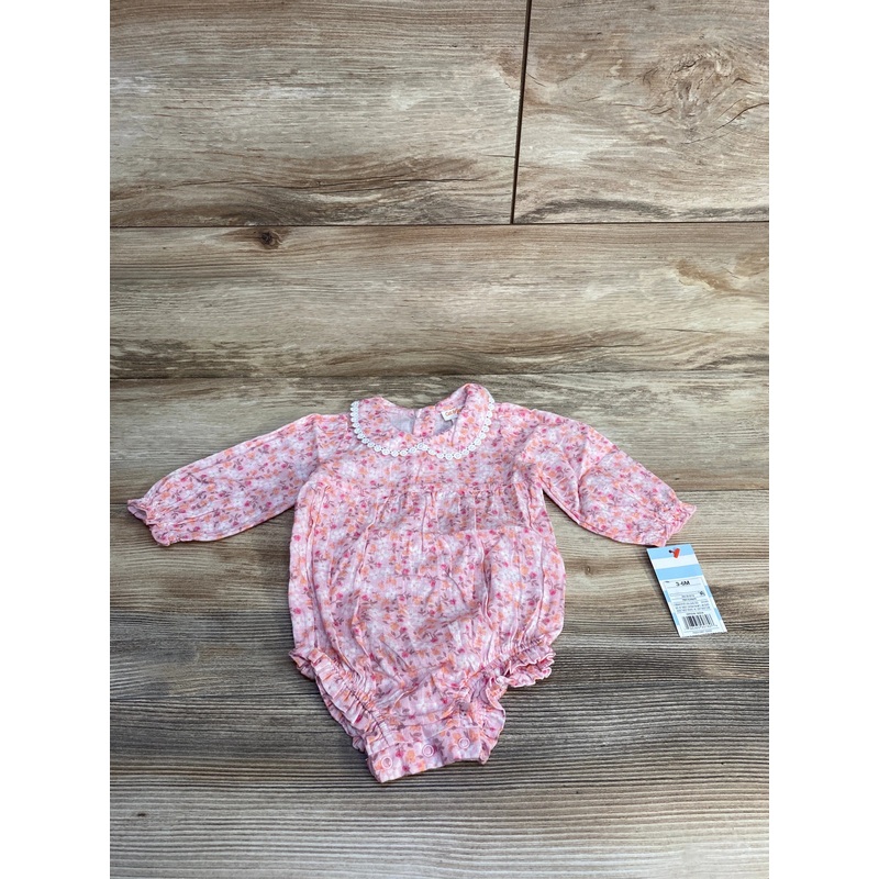 NEW Cat & Jack Floral Romper Pink sz Newborn