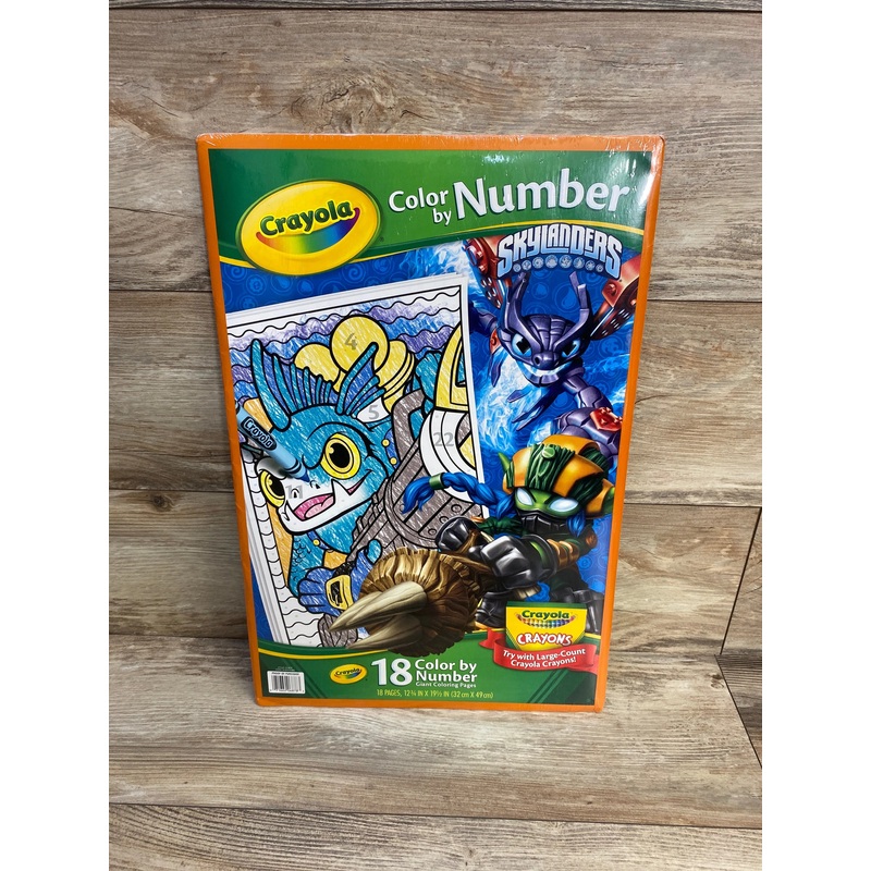 NEW Crayola Skylanders Giant Coloring Pages