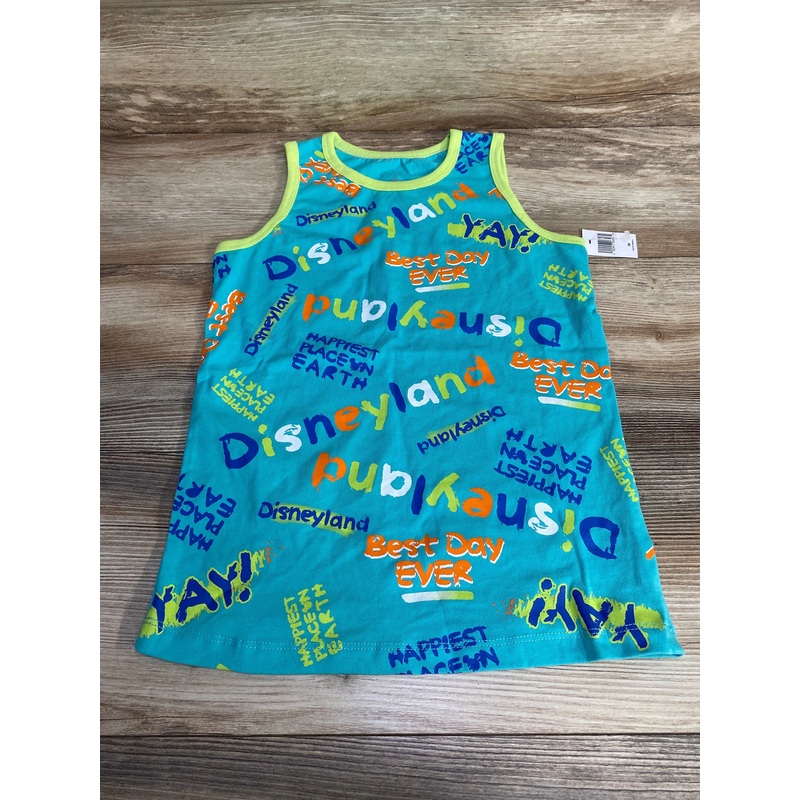 NEW Disney Best Day Ever Tank Top sz 5/6 Green 5T