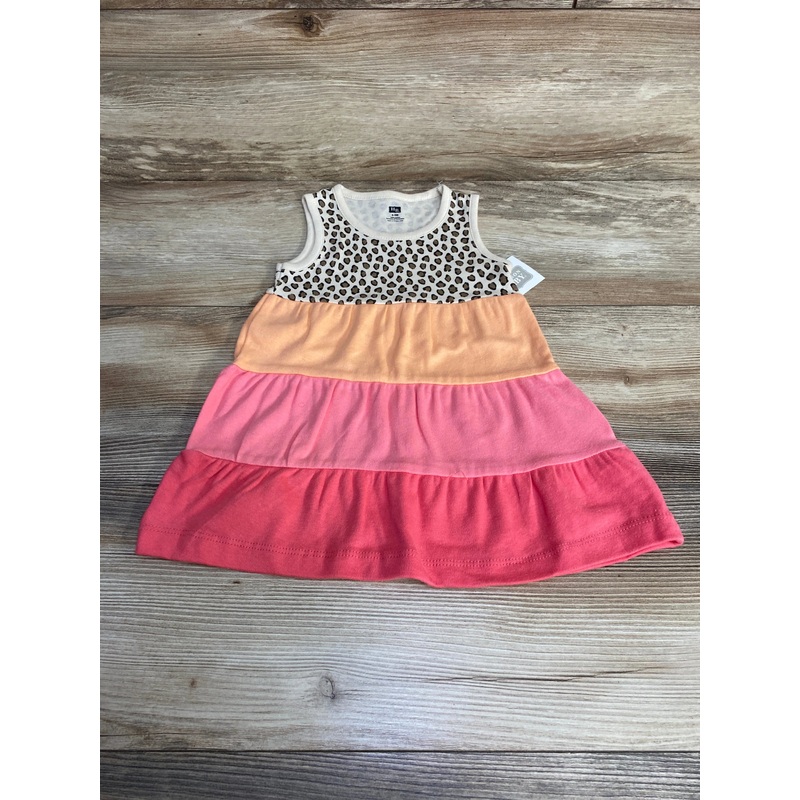 NEW Hudson Baby Tank Tiered Dress Beige sz 6-9m Beige 6m