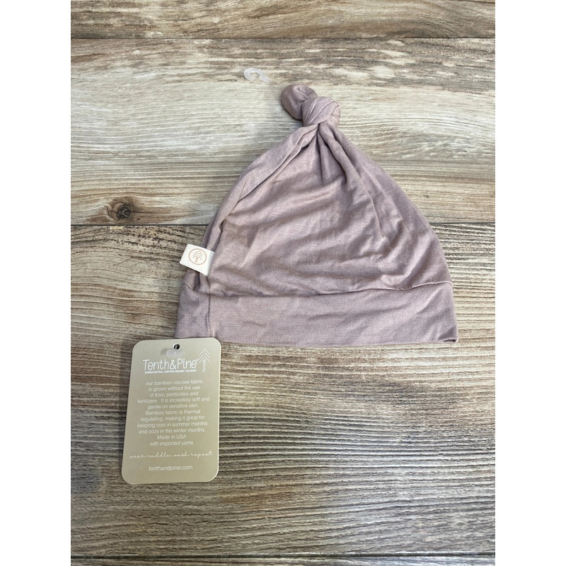 NEW Tenth & Pine Bamboo Top Knot Hat in Clay