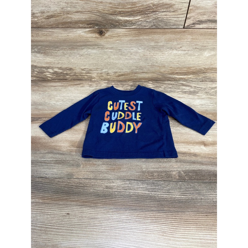 Okie Dokie Cutest Cuddle Buddy Shirt Navy sz 6m Navy 6m